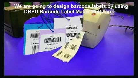 how to create make design bar code label tags with DRPU Barcode Label Maker Generator Software