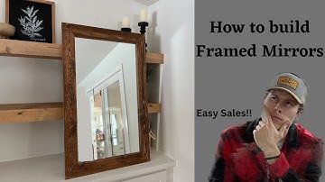 2 Easy Ways To Frame Mirrors (Very Profitable DIY)
