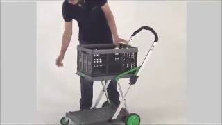 The Clever Folding Trolley - Convertible Shelf Truck by EZR Shelving 236 views 7 years ago 2 minutes, 11 seconds