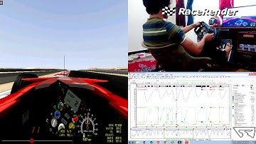 rFactor Bahrain GP/F2007 Hot Lap using MoTec telemetry
