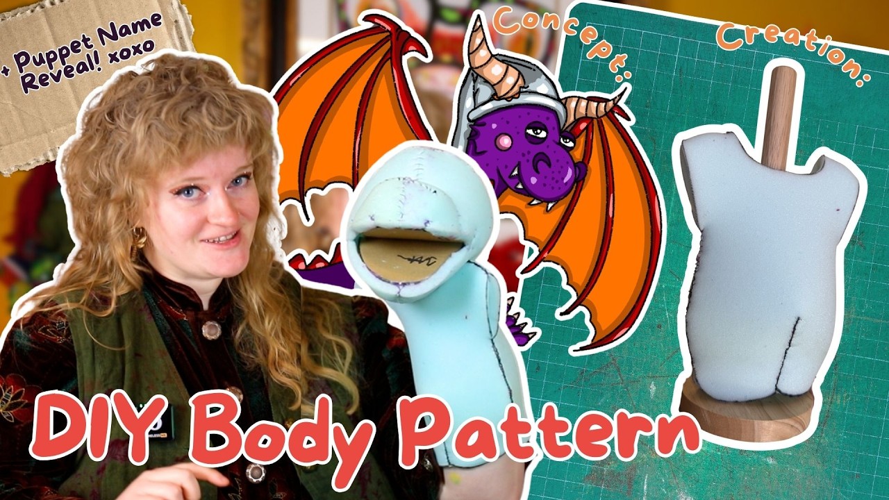Human Puppet Pattern How To Make a DIY Puppet Body Pattern On Your Own FROM SCRATCH - An ...