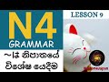 N4 ව්‍යාකරන (Grammar)〜は නිපාතය - Lesson 9