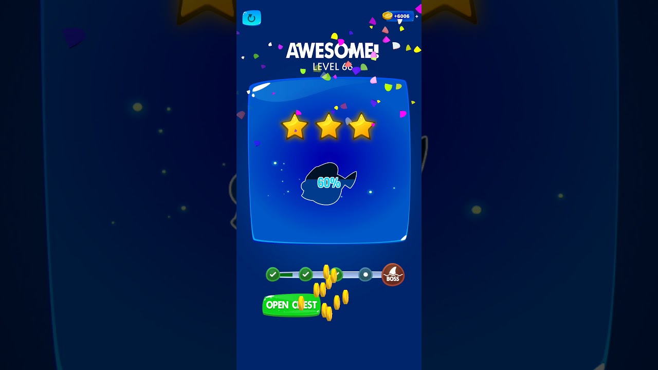 SAVE  The Fish | Save Fish | Fishdom Android And iOS Gaming Shorts#64.1(1)