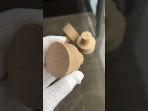 Мебельная ручка из дерева ДУБ, видео 1