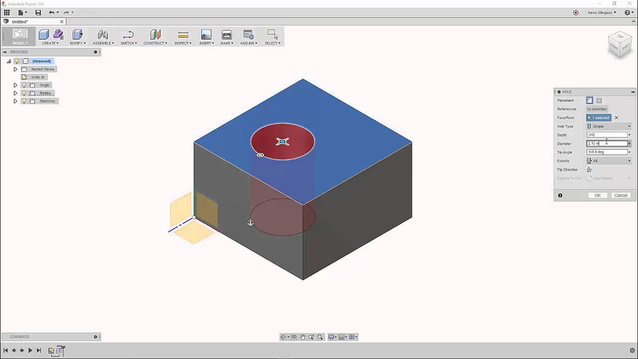 Не запускается fusion 360. Hole fusion 360. cylindrical в fusion 360.