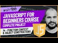 14 Function Context and Object Constructors | JavaScript Full Course in Hindi/Urdu with Project 2024