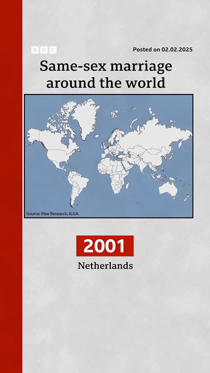 What does marriage equality look like around the world? #LGBTQ #BBCNews