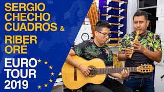 Checho Cuadros & Riber Ore (Adios Pueblo de ayacucho, la for de la canela, el condor pasa). chords