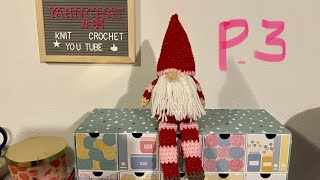 Lovable Valentines Gnome tutorial Legs and Arms part 3 of 4