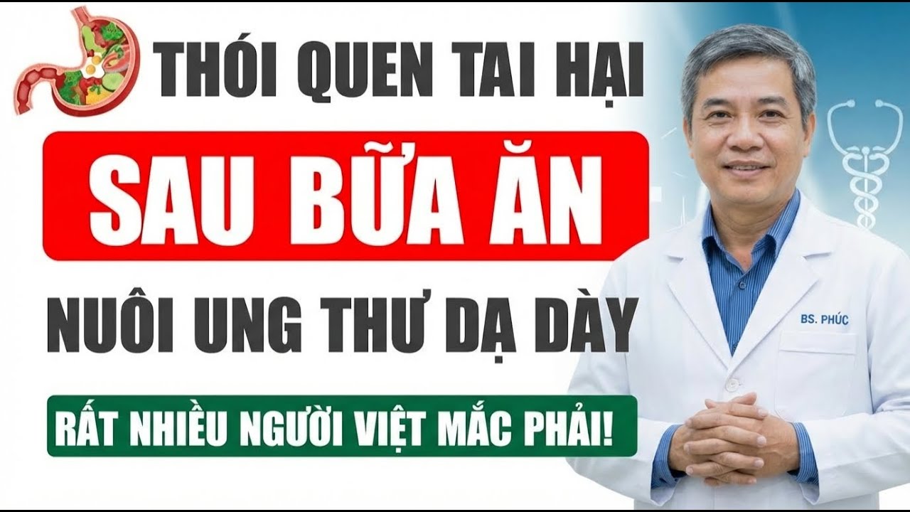 6 Thói Quen Sau Bữa Ăn Đang 