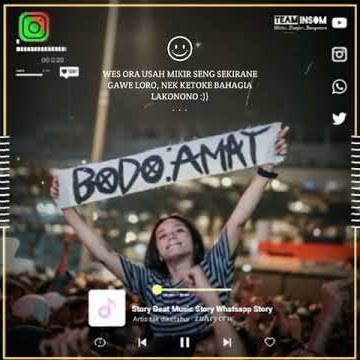 Story' viral kekinian keren terbaru versi DJ salam tresno