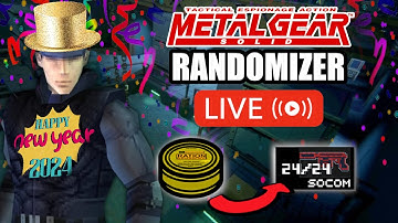 MGS1 Item Randomizer LIVE | Run 6 (Happy New Year 2024)