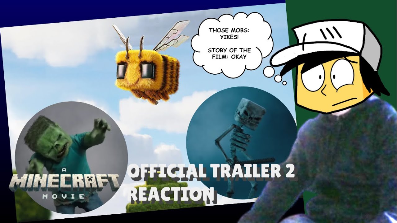 A Minecraft Movie | Official Trailer 2 | A REACTION VIDEO by MrLevi N ...