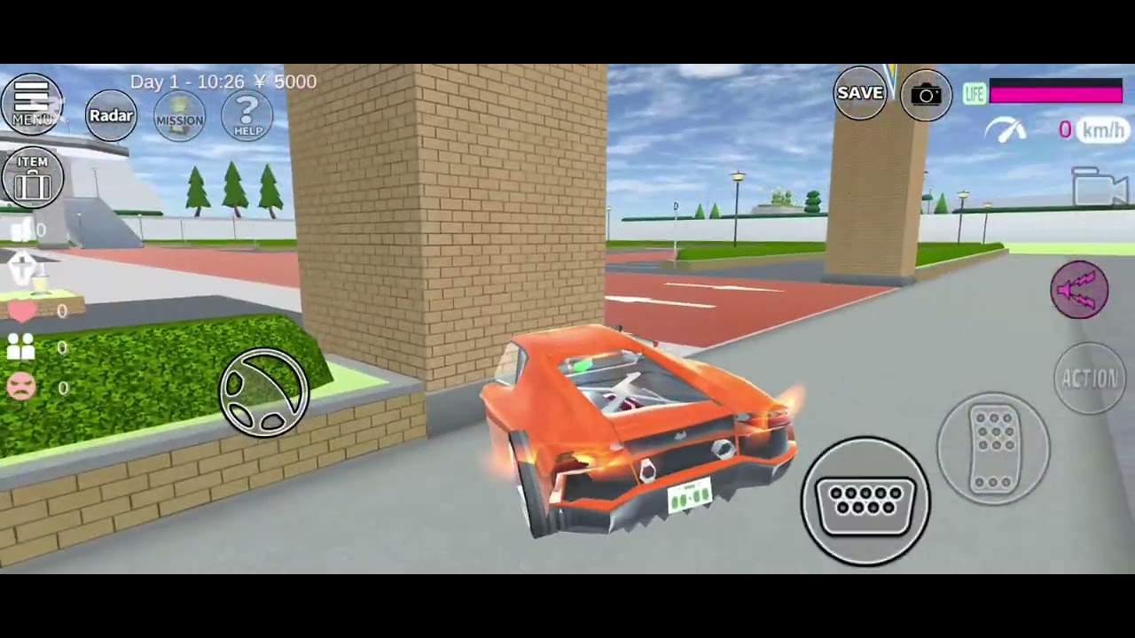 Tanveer mengemudi Ferrari dengan berbahaya