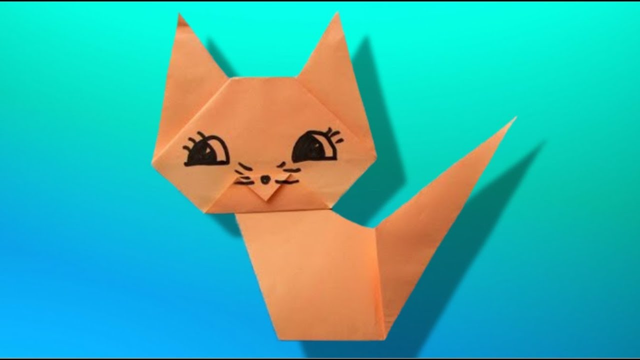 Origami Facile Corps Du Chat Youtube