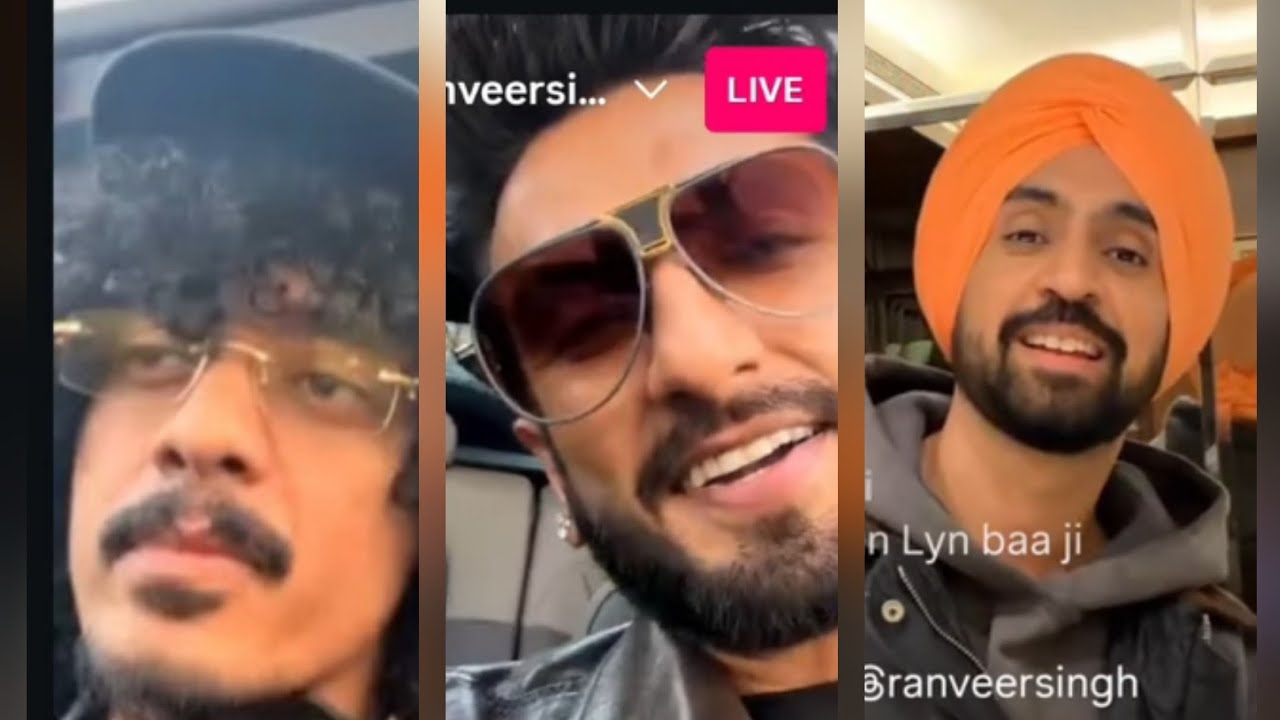 Diljit dosanj live with ranveer singh instagram 