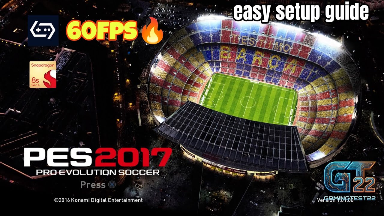 ​Tutorial Lengkap: Install & Setting PES 2017(HD)🔥 Tested On Poco F7 🔥 