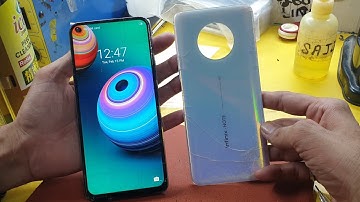 Restoration infinix note 7 Cracked panel infinix x690 Broken Display & Broken Back cover Replacement