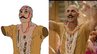 HOUSEFULL 4 MOVIE SONG BALA BALA  MEME DRAWING 💥 AKSHAY KUMAR NEW VIDEO MEME 🤣FUNNY ANIMATION VIDEO