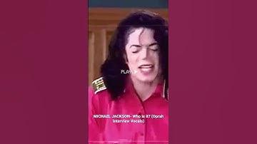 Thumbnail of Michael Jackson- Who is it (Oprah Winfrey Interview Vocals/Who is it Instrumental)