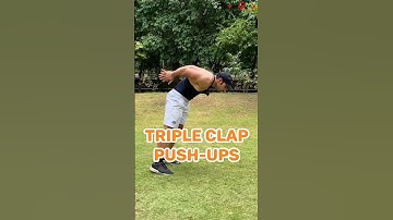 "Triple Clap Push-Ups" Tutorial | Workout Tips