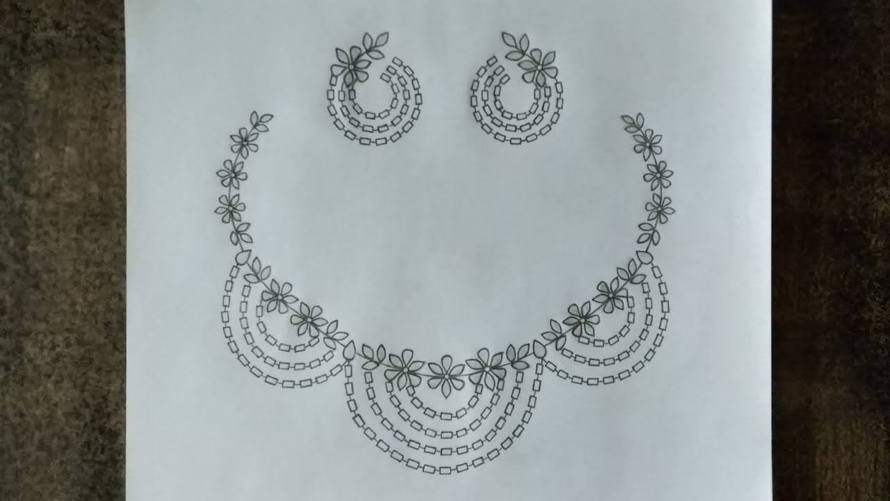 9674 Necklace Sketch Images Stock Photos  Vectors  Shutterstock