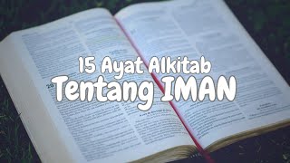 15 Ayat Alkitab tentang Iman