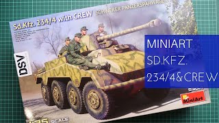 Miniart 1/35 Sd Kfz 234/4 with Crew (53014) Review