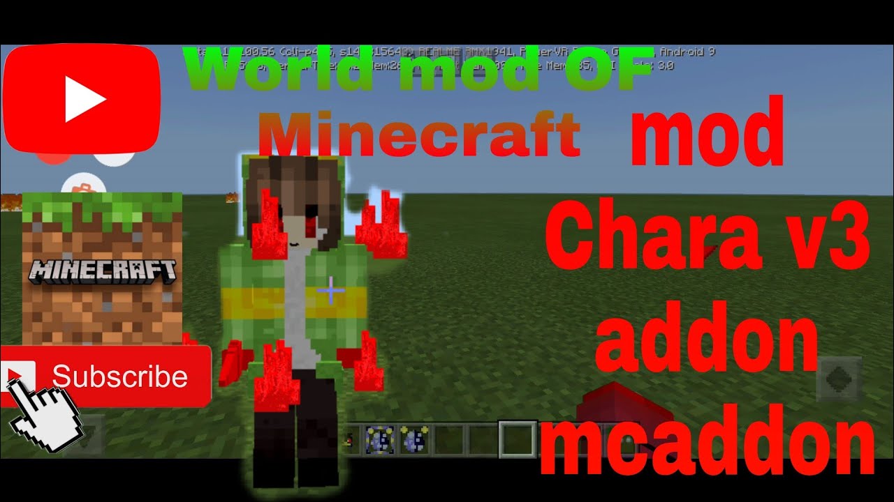 mod chara v3 addon | MCPE/MCBE(Link mcaddon) - YouTube