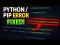 How to Fix Externally Managed Environment Error on Kali Linux