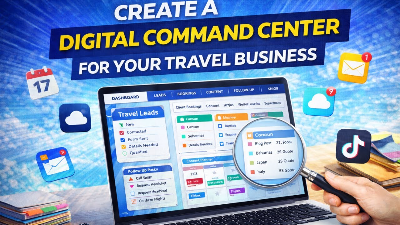 Create a Digital Command Center for Your Travel Business- LIVE REPLAY