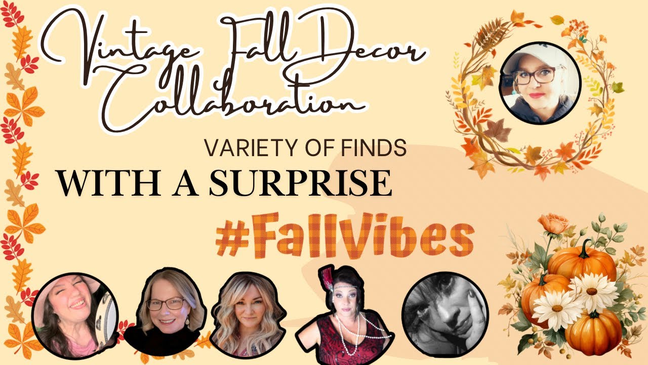 Vintage Fall Decor Collaboration | Temu, SHEIN, Dollar Tree, Target finds 