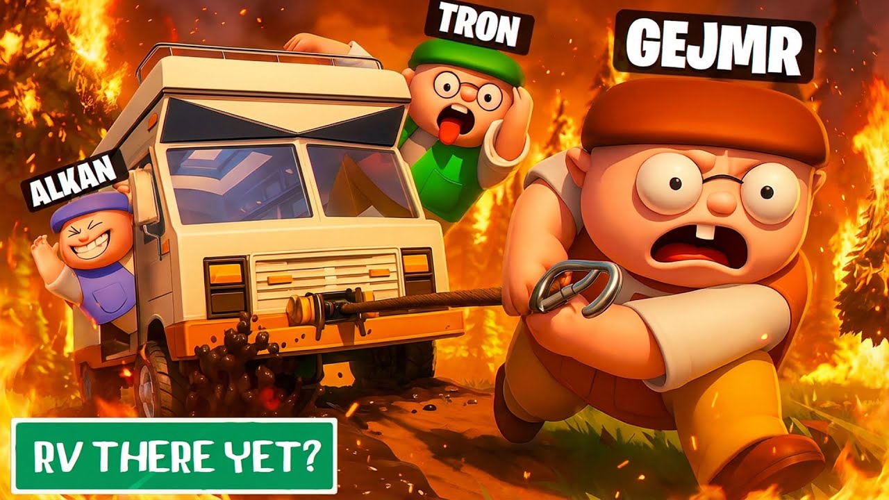 Totální PEKLO na kolech 🔥🔥 (GEJMR, Alkan, Tron) #3 RV There Yet?