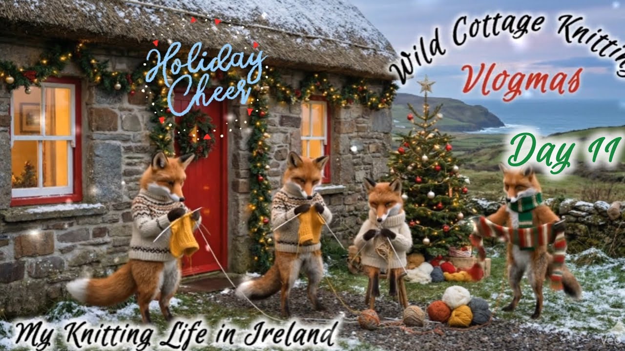 Моя жизнь вязальщицы в Ирландии #Vlogmas День 11 - Сюрприз