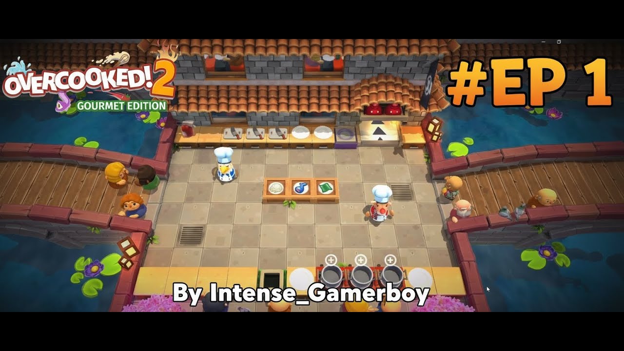 Teaching my Noob Friend How to play Overcooked 2 