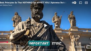 10 Stoic Principles So That NOTHING Can AFFECT YOU | Epictetus Stoicism (2026)