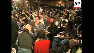 South Africa: Voting, ANC Leader Nelson Mandela Press Conference