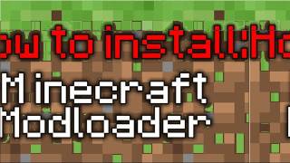 [Tutorial] How to install Modloader 1.4 [Minecraft]