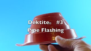 #3 Red Dektite High Temperature Silicone Flexible Pipe Flashing