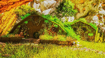 Simple Cozy Hobbit Hole | Build Tutorial | ARK: Survival Ascended