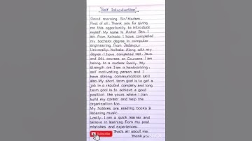 #shorts #youtubeshorts How to introduce myself in english 😍😍my self introduction in english🥰 #viral