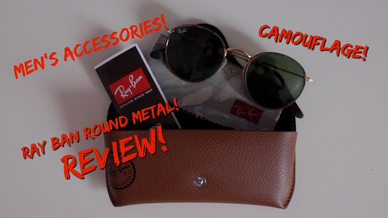 RAY BAN ROUND METAL REVIEW! | MEN'S ACCESSORIES! | CAMOUFLAGE |