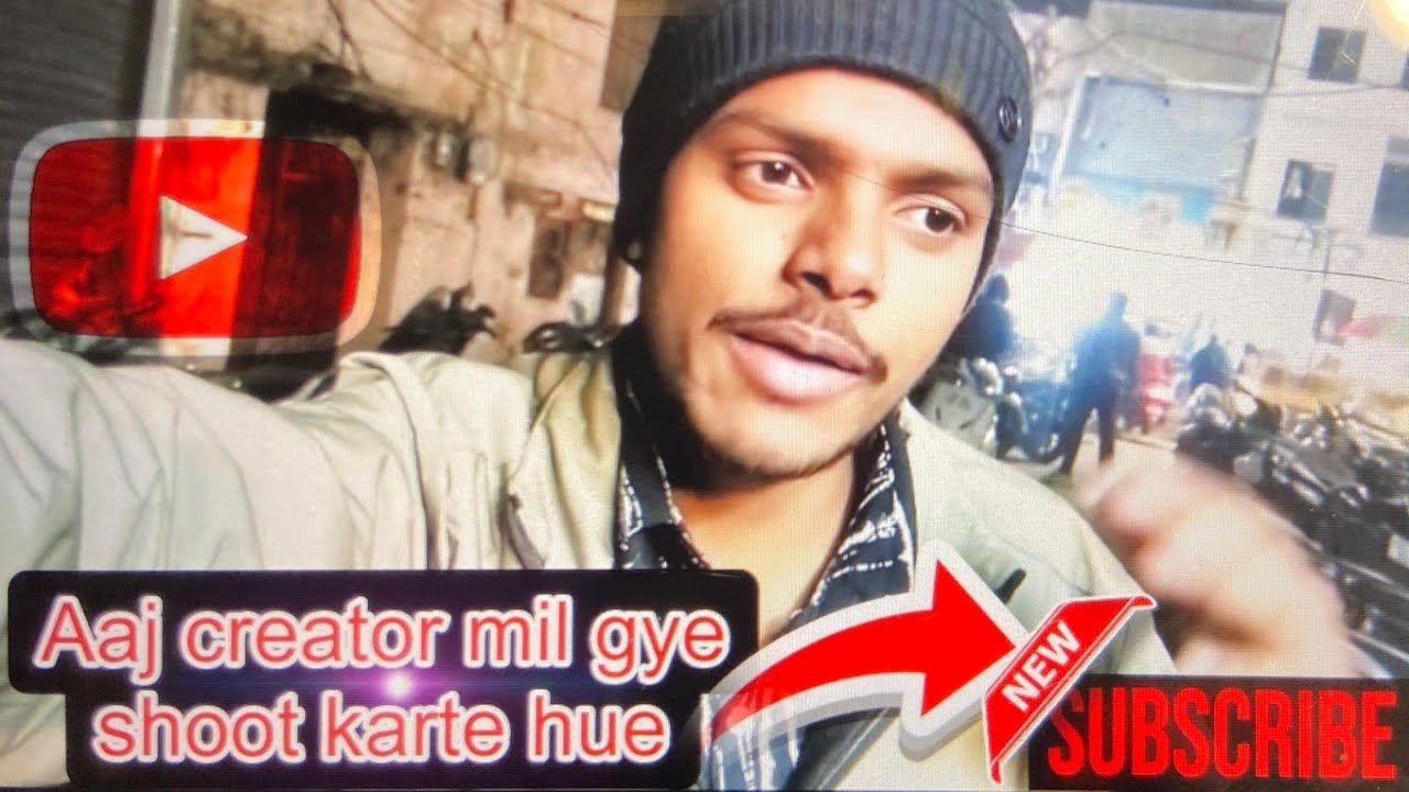  Days/4 .Aaj creator mil gye shoot karte hue  