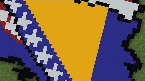 How to build the world map in minecraft — Europe Part 7 — Bosnia and Herzegovina 🇧🇦