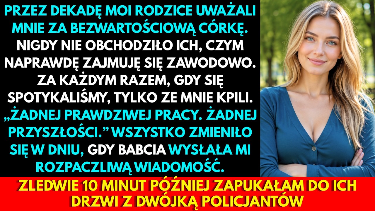 Błękitne róże na parapecie babci więdły. Nie były chore – to był nasz alarm na wypadek, gdyby ktoś ją izolował. Wystarczyło jedno zdjęcie, które wysłała z ukrycia, żebym zadzwoniła na policję. Pół...