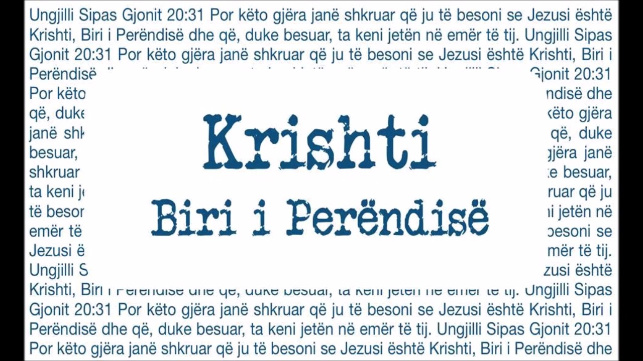 Jezusi është hardhia e vërtetë