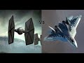 TIE-истребитель Star Wars vs Су-57 \ TIE-Fight Star Wars vs Su-57