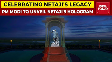 PM Modi Pays Tribue To Netaji; PM Will Unveil  Subhas Chandra Bose