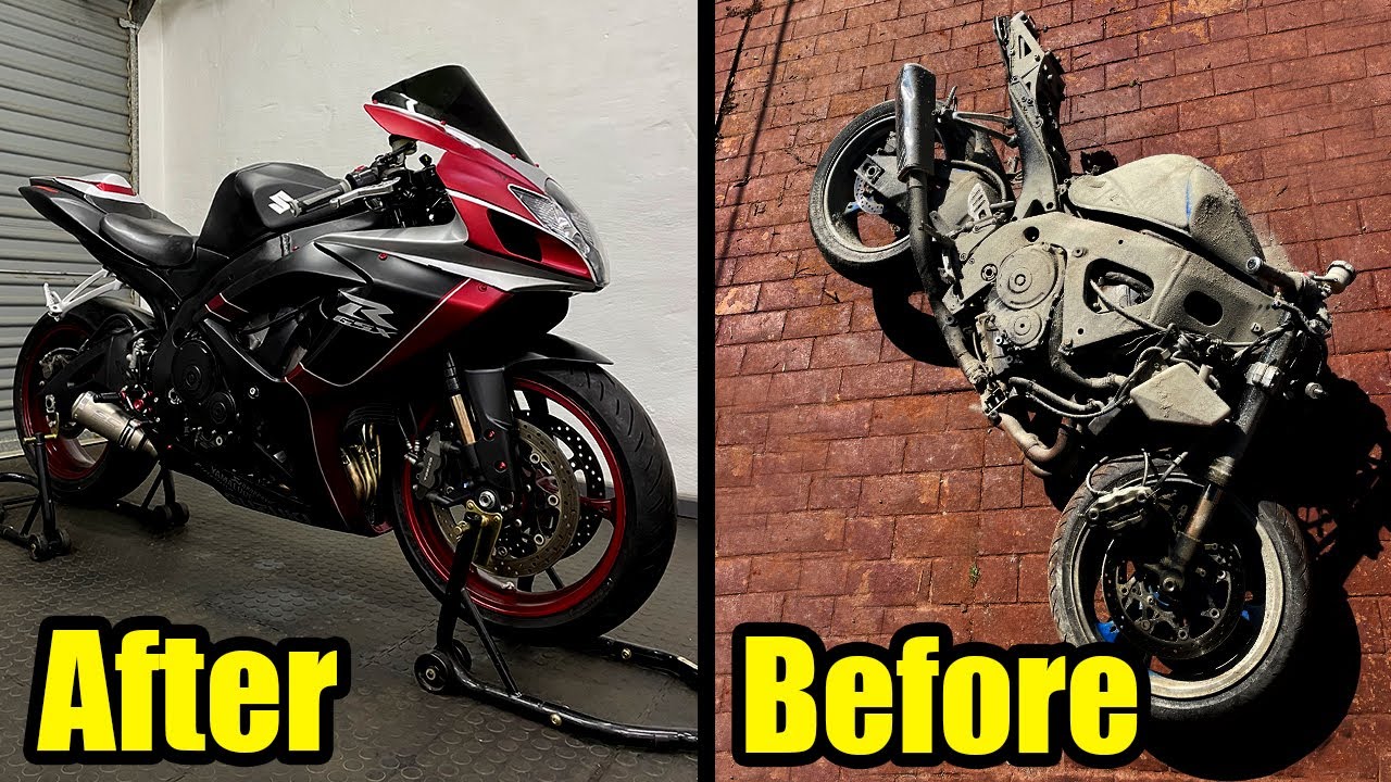 Rebuilding A GSXR 750 in 10 Minutes