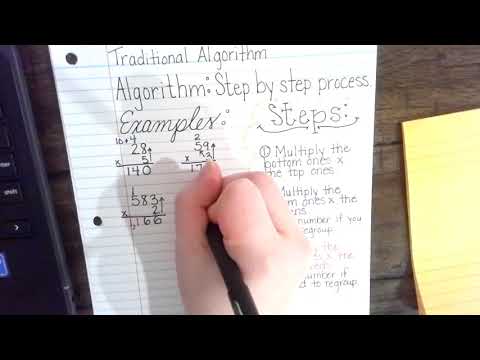 Multiplying Using the TRADITIONAL ALGORITHM